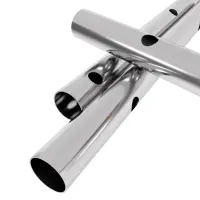 Труба перфорированная AISI 304 25,0x1,0 зерк.    под трубу 16мм